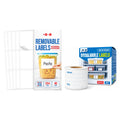 Kitchen Prep Bundle - 4" - 3" - Removable Dry Erase Labels - Freezer Labels