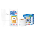 Kitchen Prep Bundle - 4" - 3" - Removable Dry Erase Labels - Freezer Labels