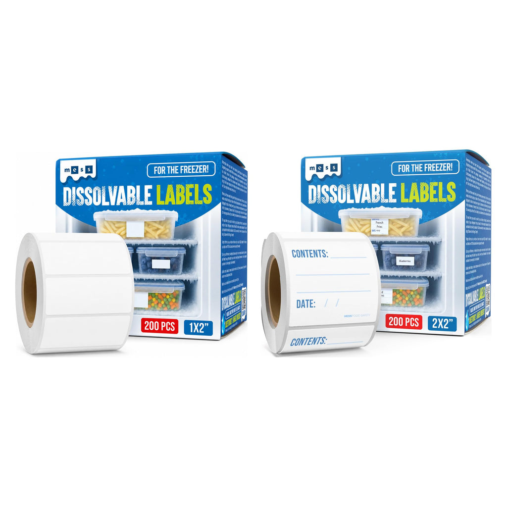 Kitchen Prep Bundle - Fill-In 1x2 200/Roll - 2x2 200/Roll - Freezer Labels