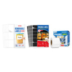 Kitchen Prep Bundle - 3x4 48pk - Black 96pk - Fill-In 1x2 200/Roll