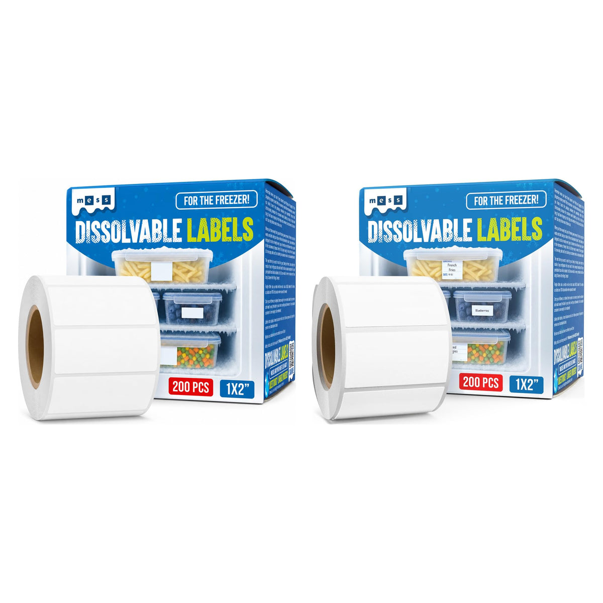 Kitchen Prep Bundle - Fill-In 1x2 200/Roll - Blank 1x2 200/Roll