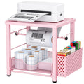 Thermal Label Holder for Foldable and Roll Type Labels,Metal Label Holder Pink