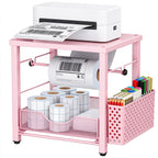 Thermal Label Holder for Foldable and Roll Type Labels,Metal Label Holder Pink