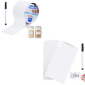 Dry Erase Label Stickers,Self Adhesive Whiteboard Labels with Pens