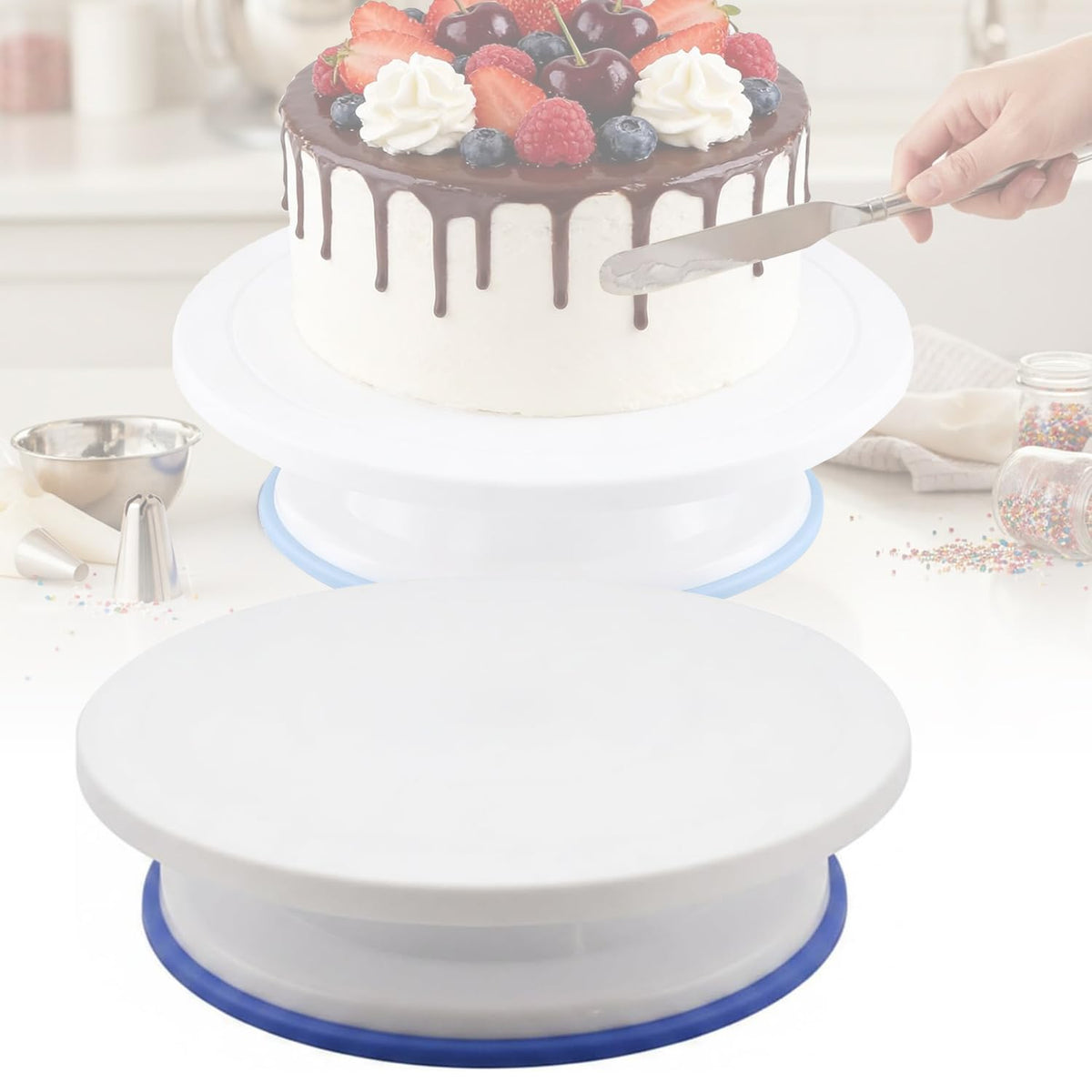 Cake Stand Turntable for Party,Baking Supplies Tools for Decorating Display