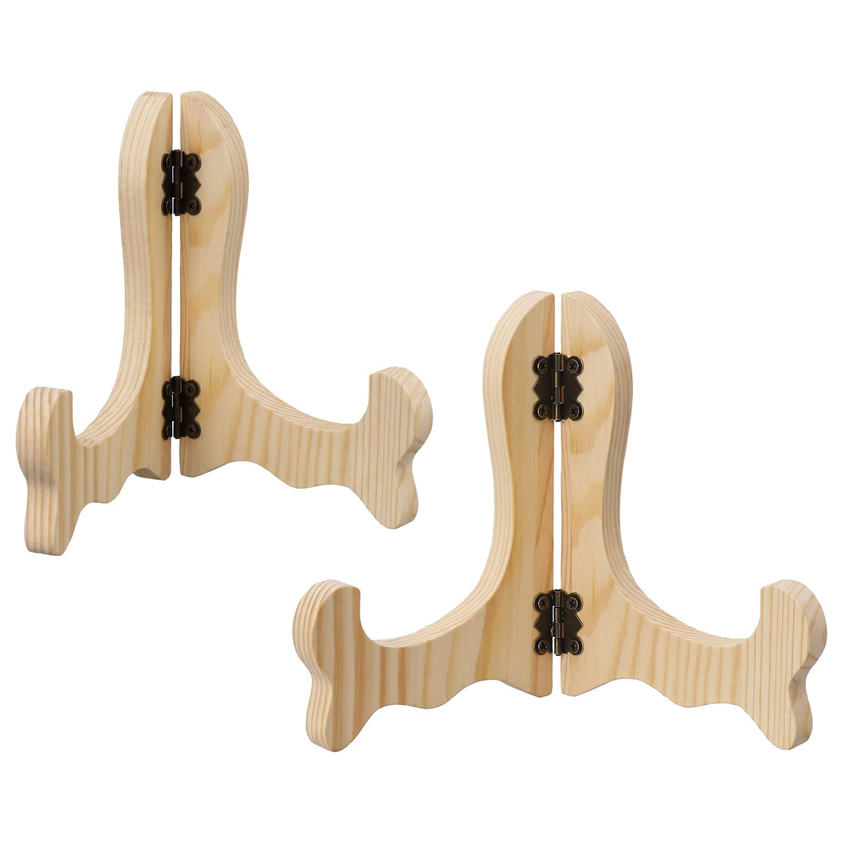 3PC 5" Small Plate Stand for Display Wooden Picture Plaque Holders