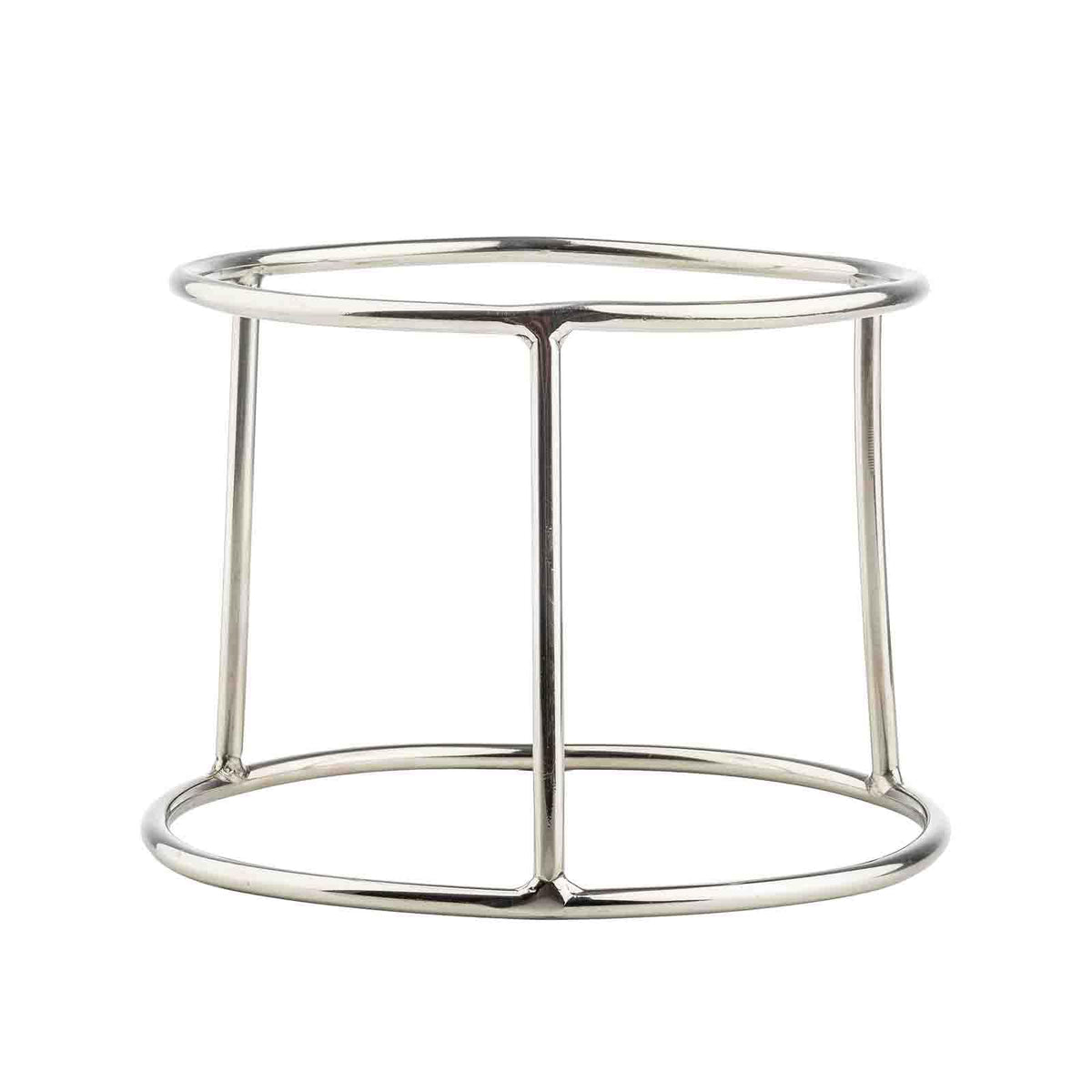 TableCraft Small Round Seafood Tower Replacement Stand, 7", Silver