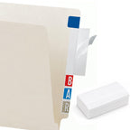 MotiMind 200 Pack File Folder Clear Label Protectors, 3-1/2"w X 1-3/4"h