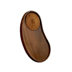 Cashew Nut Tray, Rattan Accent, Decorative Dish, Style A