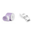 2" Purple Circle Thermal Labels 750 Labels/Roll+4x6 Thermal Printer Labels 220 Labels/Stack