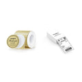 2" Glitter Thermal Labels 100 Labels/Roll+4x6 Thermal Printer Labels 220 Labels/Stack