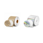 2" Brown Circle Thermal Labels 750 Labels/Roll+