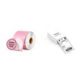 3" Pink Circle Thermal Labels 500 Labels/Roll+4x6 Thermal Printer Labels 220 Labels/Stack