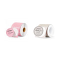 2" Pink Circle Thermal Labels 750 Labels/Roll+2" Round Thermal Labels 150 Labels/Roll