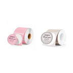 2" Pink Circle Thermal Labels 750 Labels/Roll+2" Round Thermal Labels 150 Labels/Roll