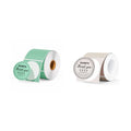 2" Green Circle Thermal Stickers 750 Labels/Roll+2" Round Thermal Labels 150 Labels/Roll
