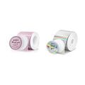 2" Glitter Thermal Labels 100 Labels/Roll+2" Holographic Round Thermal Labels 400 Labels/Roll