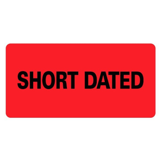 Short Dated Medical Labels 2" x 1" Labels (500 labels)