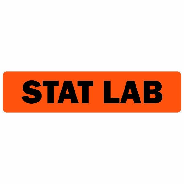 Stat Lab Medical Labels .375" x 1.625" labels (500 labels)