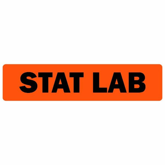 Stat Lab Medical Labels .375" x 1.625" labels (500 labels)