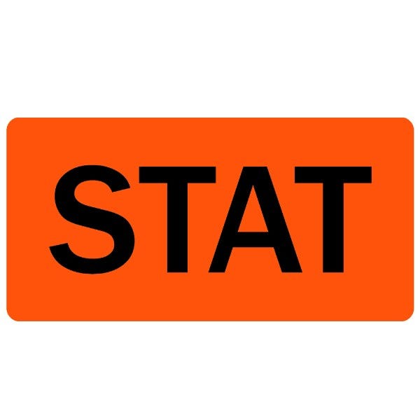 Stat Medical Healthcare Labels 2" x 1" Labels (500 labels)
