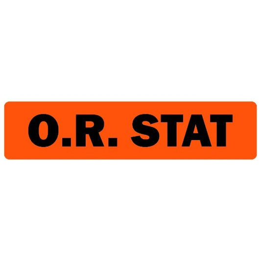 O.R. Stat Medical Labels .375" x 1.625" labels (500 labels)