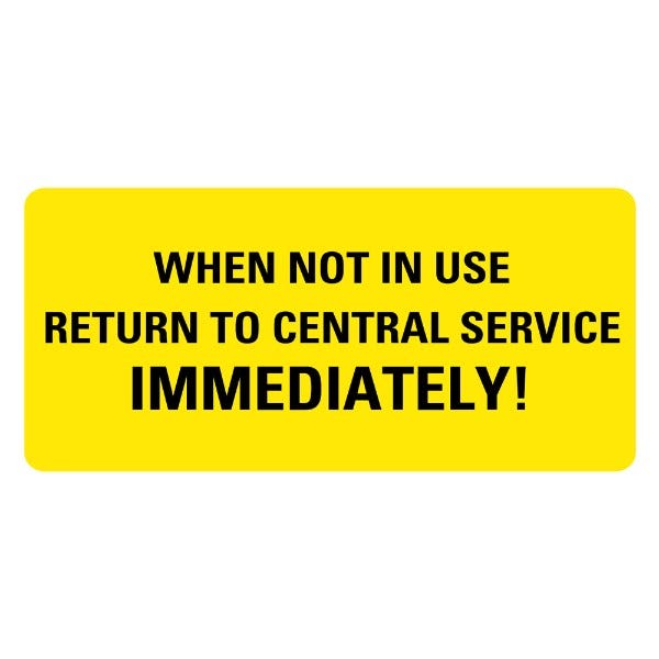 Return To Central Labels 2" x 1" Labels (500 labels)