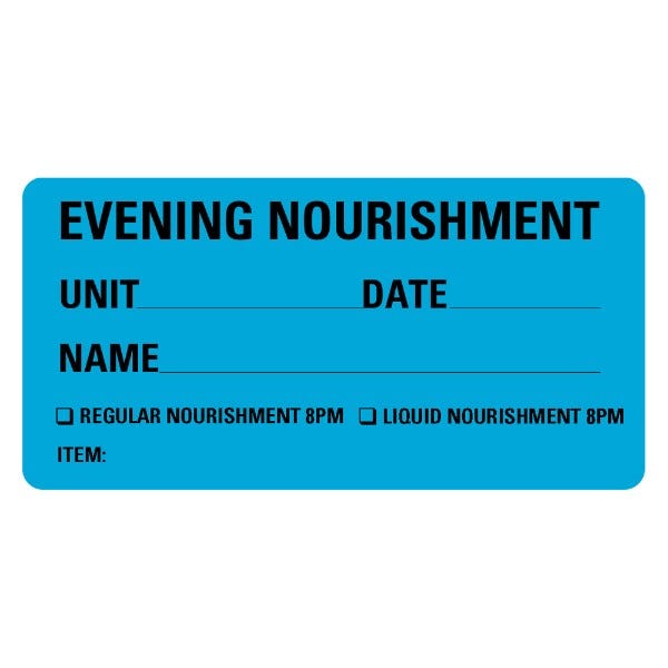 Evening Nourishment Labels 2" x 1"  (500 labels)