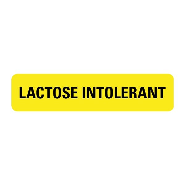 Lactose Intolerant Labels .375 x 1.625  (500 labels)