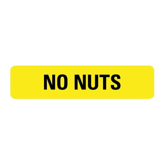 No Nut Labels .375 x 1.625  (500 labels)