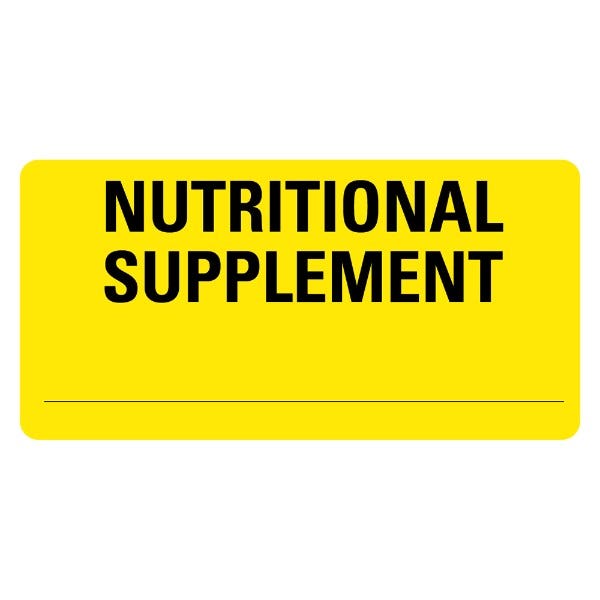 Nutritional Supplement Labels 2" x 1" Labels (500 labels)