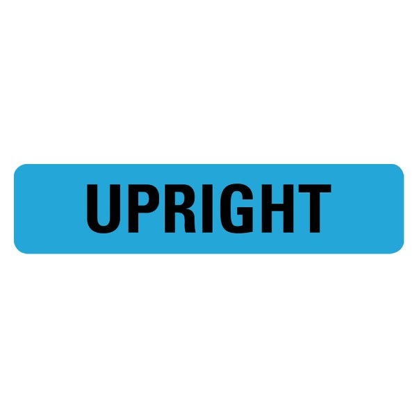 UPRIGHT Medical Labels .375" x 1.625" Blue Labels (500 labels)