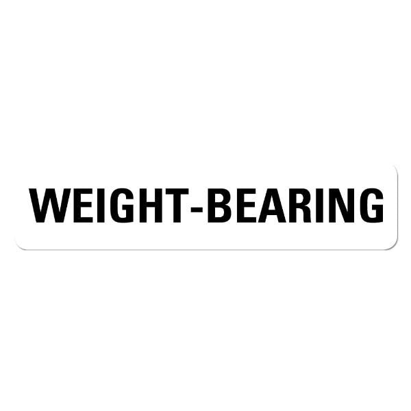 WEIGHT-BEARING Medical Labels .375" x 1.625" White Labels (500 labels)