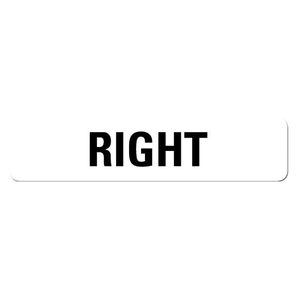 RIGHT Medical Labels .375" x 1.625" White Labels (500 labels)