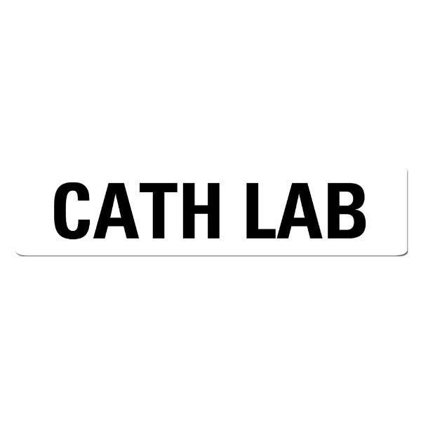 CATH LAB Medical Labels .375" x 1.625" White Labels (500 labels)