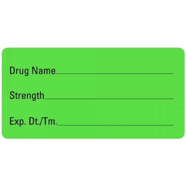 2"x1" Drug Name Medical Healthcare Labels 2" x 1" labels (500 labels)