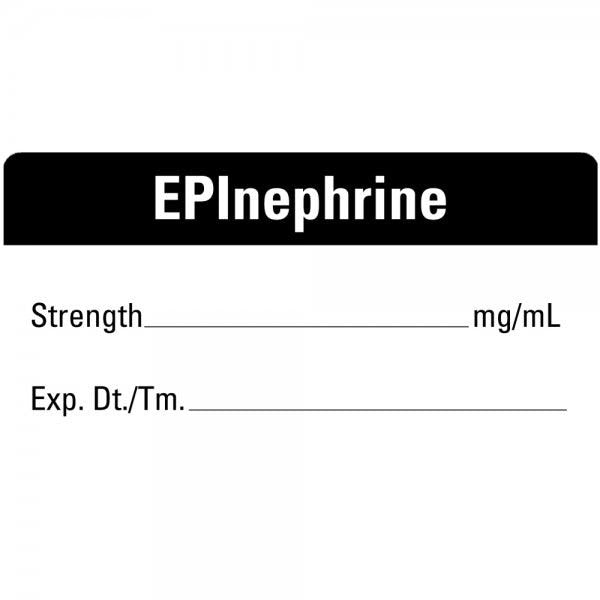 2"x1" EPInephrine Medical Healthcare Labels 2" x 1" labels (500 labels)