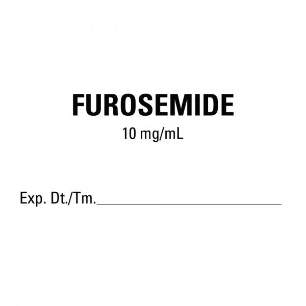 2"x1" FUROSEMIDE Medical Healthcare Labels 2" x 1" Labels (500 labels)