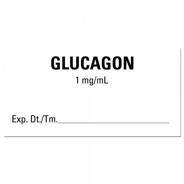 2"x1" GLUCAGON Medical Healthcare Labels 2" x 1" Labels (500 labels)