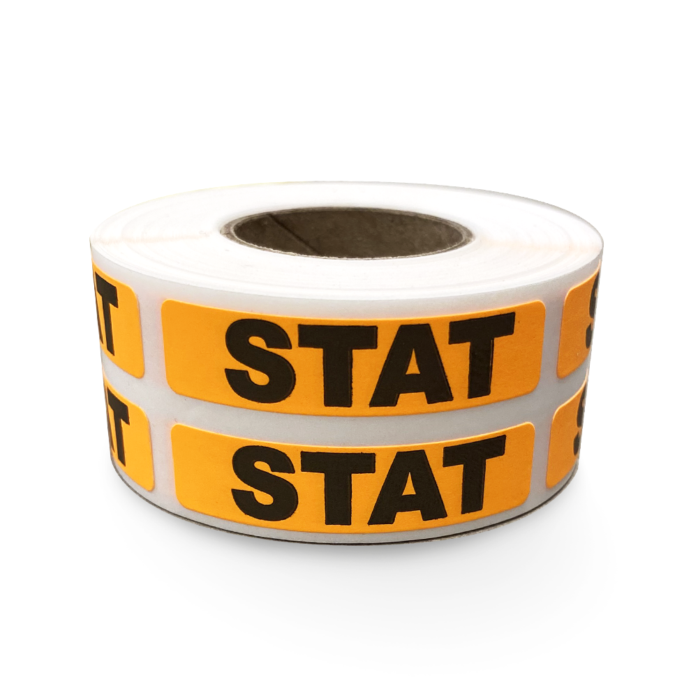 Stat Small Medical Labels .375" x 1.625" labels (500 labels)
