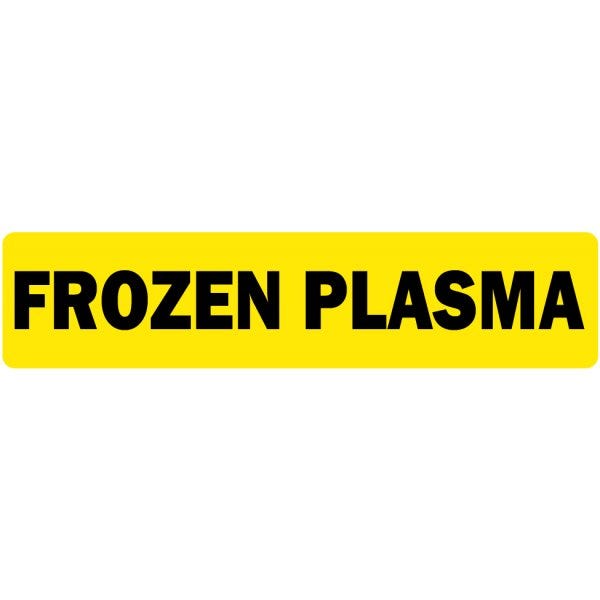 Frozen Plasma Medical Labels .375" x 1.625" labels (500 labels)