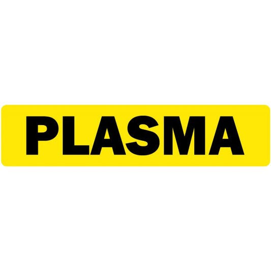 Plasma Medical Labels .375" x 1.625" labels (500 labels)
