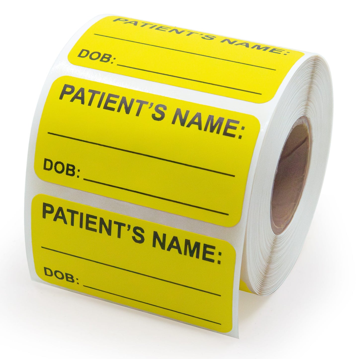 Patient Name and DOB Medical Healthcare Labels 2" x 1" Labels (500 labels)