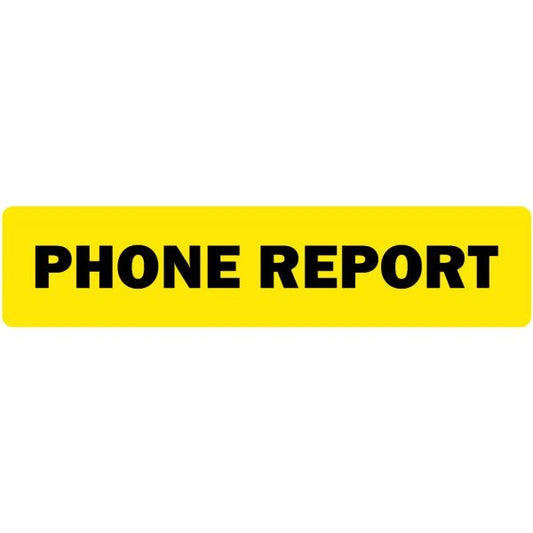 Phone Report Medical Labels .375" x 1.625" labels (500 labels)