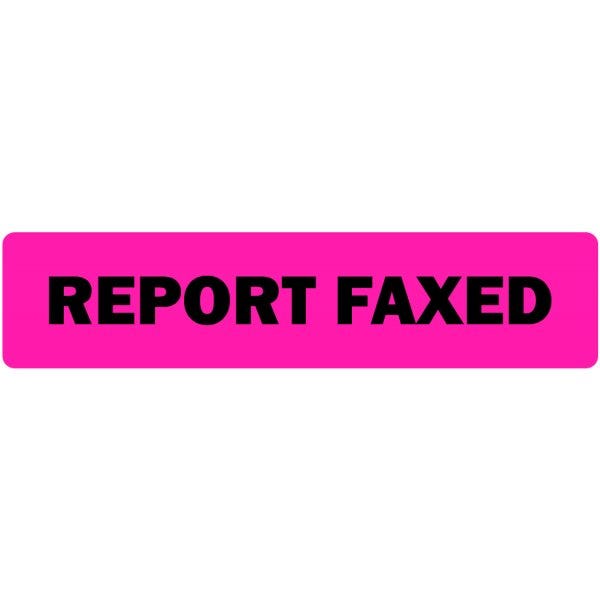 Report Faxed Medical Labels .375" x 1.625" labels (500 labels)