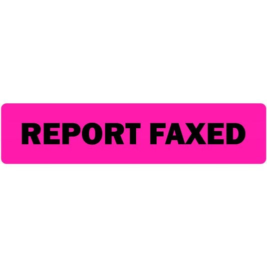 Report Faxed Medical Labels .375" x 1.625" labels (500 labels)
