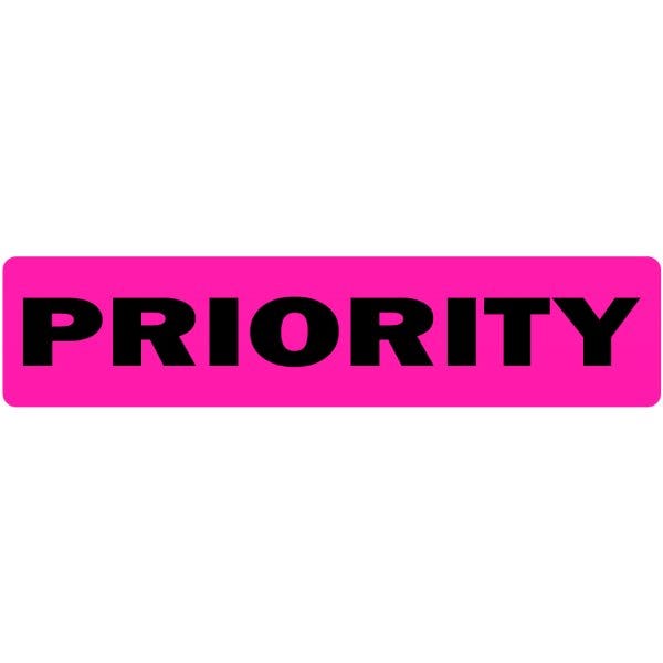 Priority Medical Labels .375" x 1.625" labels (500 labels)
