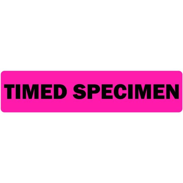 Timed Specimen Medical Labels .375" x 1.625" (Q=500 labels)
