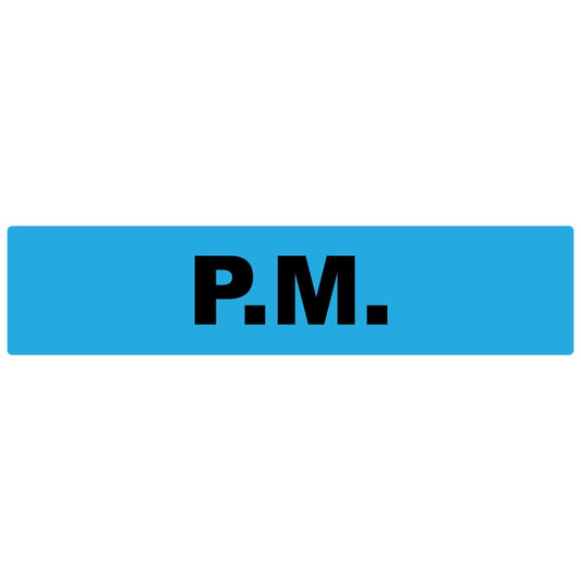 P.M. Labels .375 x 1.625 Rectangles (500 labels)