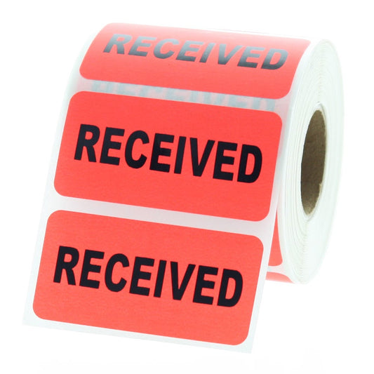 RECEIVED Inventory Labels 2" x 1" 2" x 1" Rectangles (500 labels)